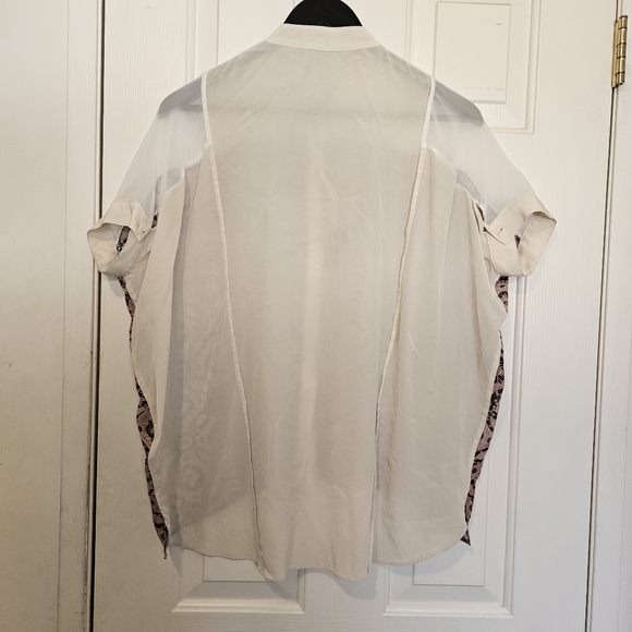 All Saints Pink and Gray Relaxed Blouse - Picture 3 of 15